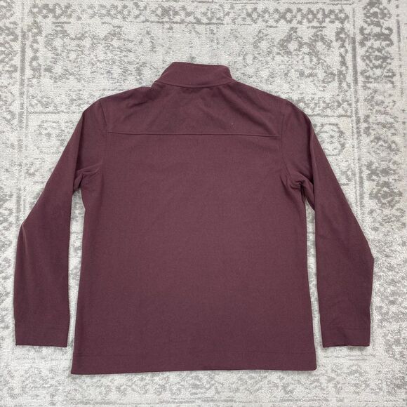 01 ALGO Pullover Stitch Fix Red Max 1/4 Zip Performance Men's Size Large - Picture 6 of 6